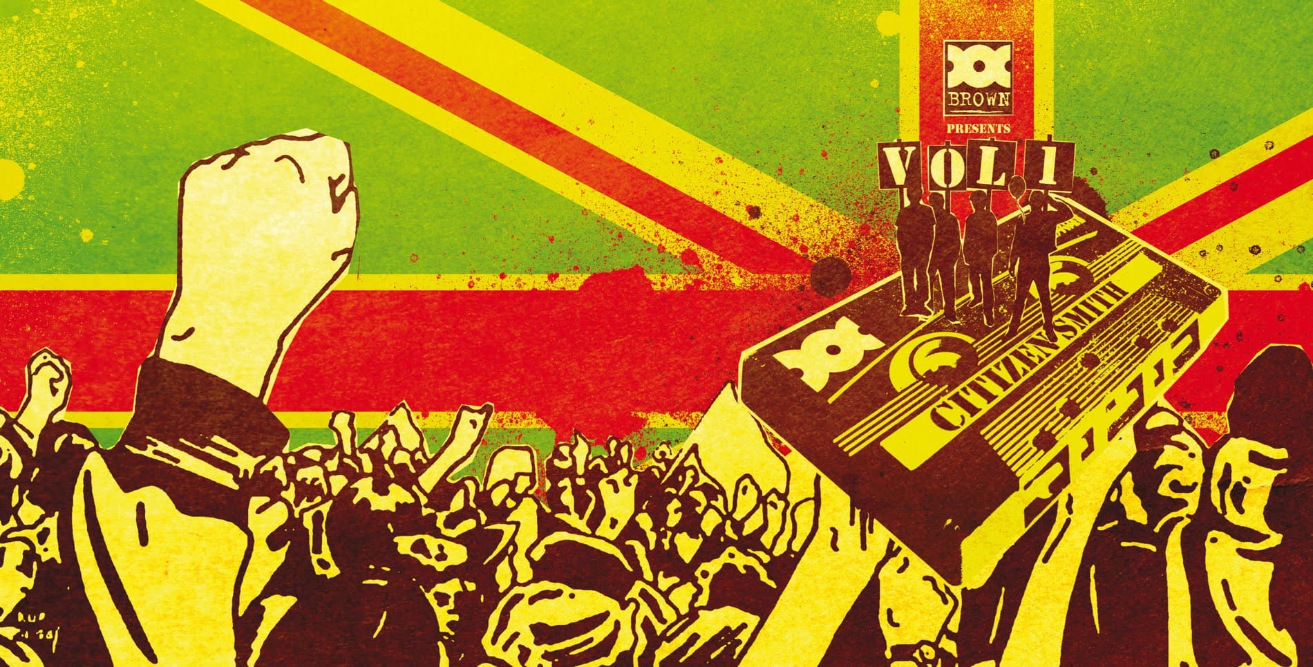 CD cover design for Doc Brown's 'Citizen Smith'