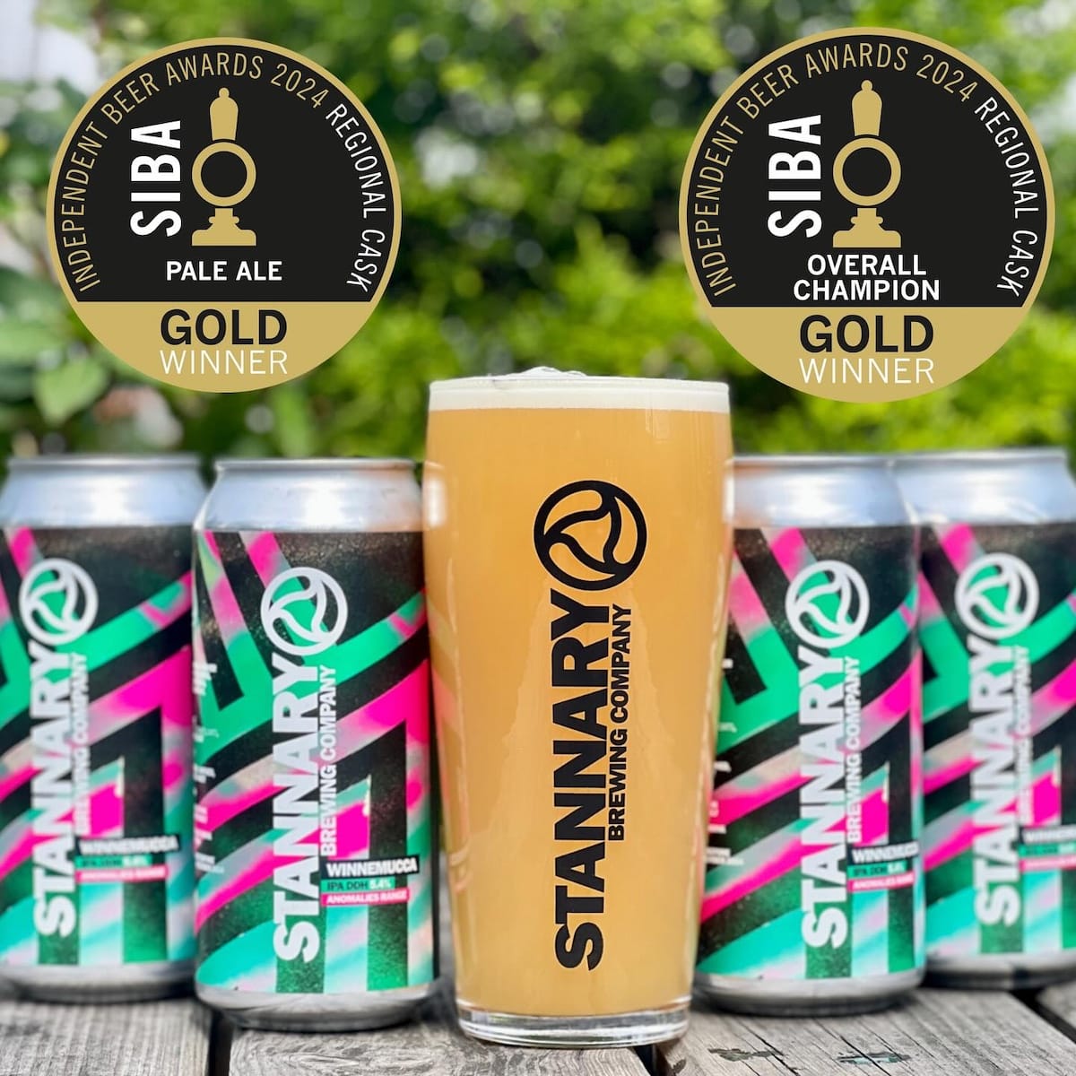 Award-winning craft beer can design for Stannary Brewing, SIBA Beer Awards