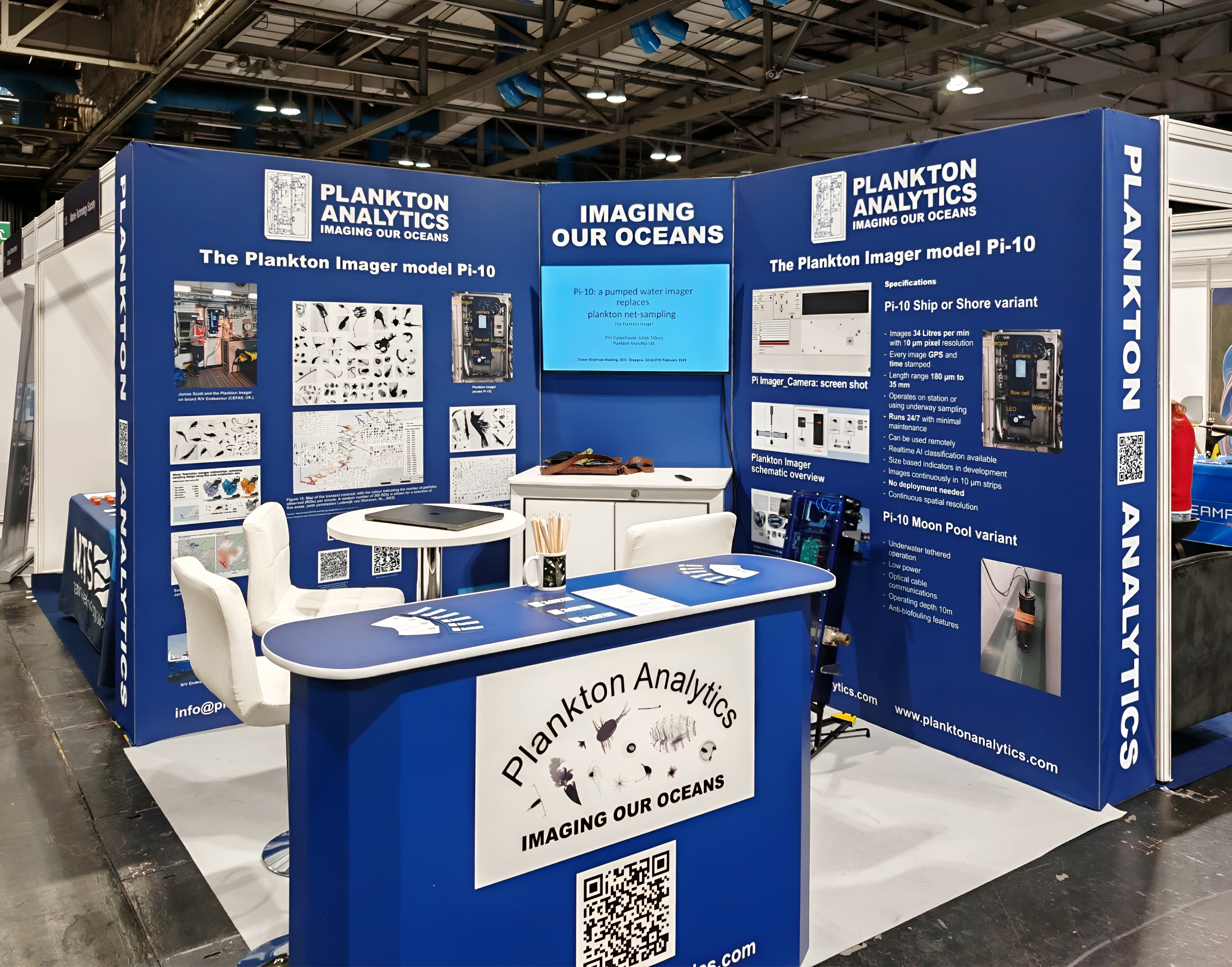 Exhibition Stand and Branding Design for Plankton Analytics